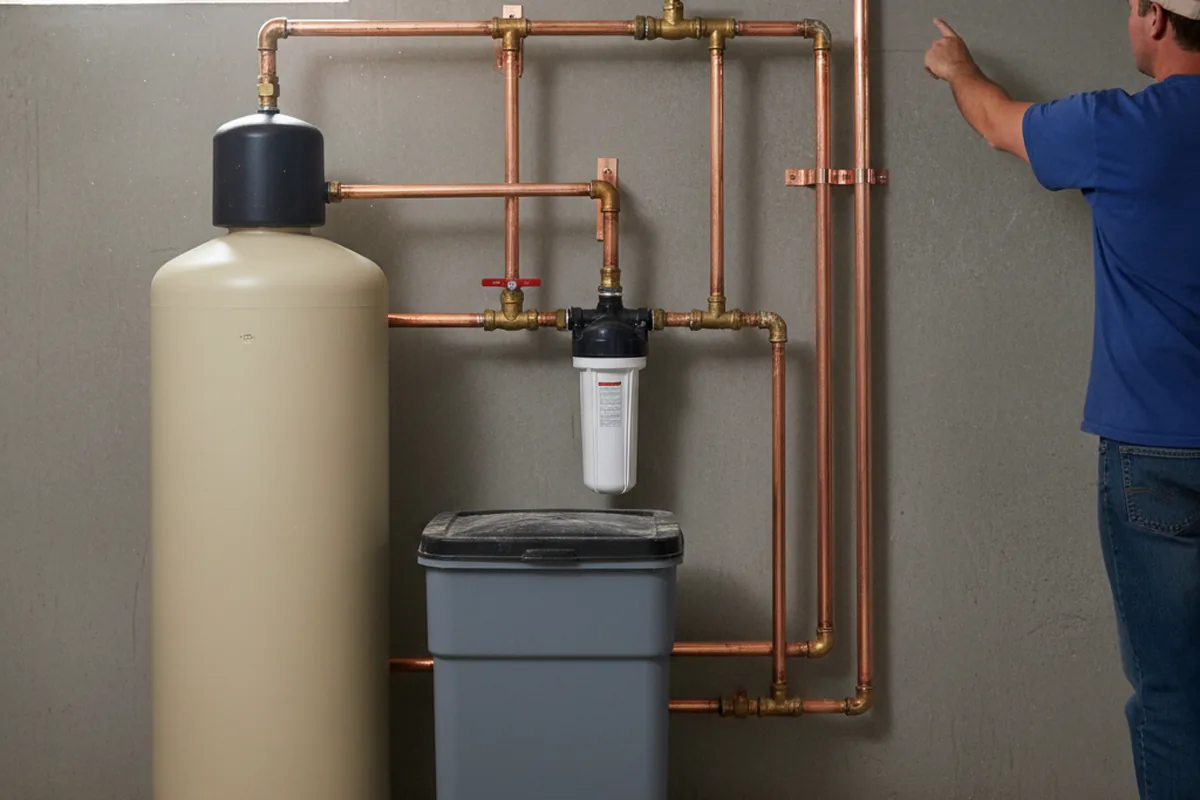 Whole-house water treatment system installed in Leo